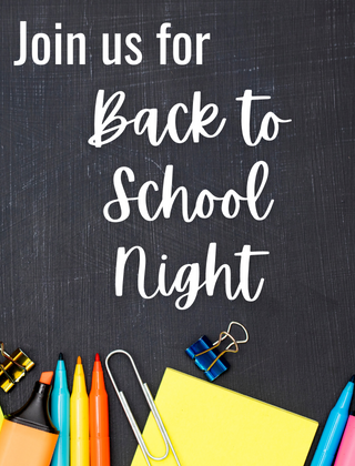 Back to school night/ paper/ pens/ pencils/ clips 