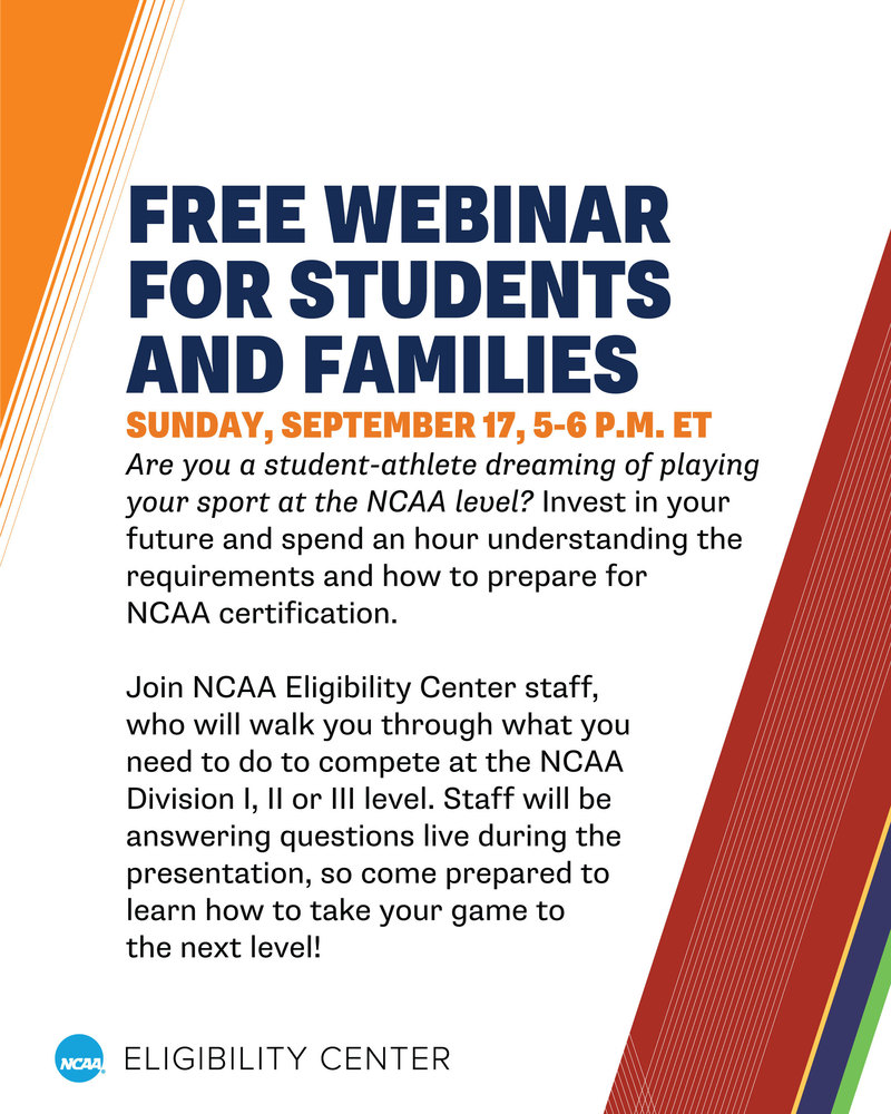Free Webinar for Students and Families